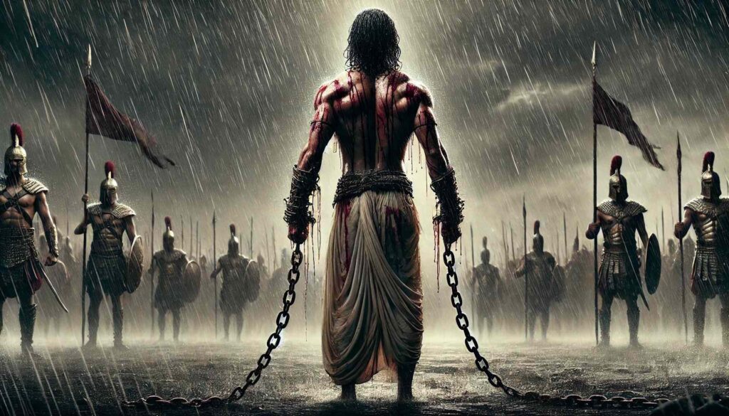 छत्रपति संभाजी महाराज की वीरता और बलिदान की कहानी, मराठा इतिहास का एक गौरवशाली अध्याय।