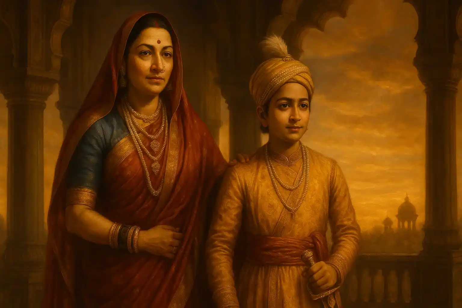 जीजाबाई और शिवाजी महाराज—माता-पुत्र का ऐतिहासिक संगम