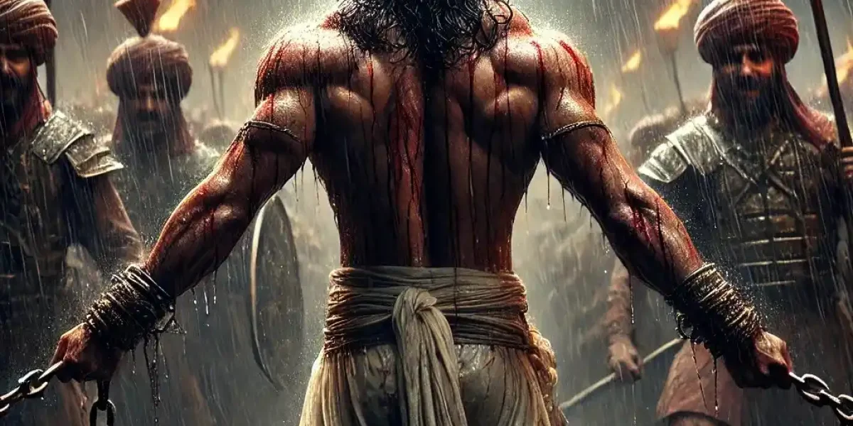 छत्रपति संभाजी महाराज की वीरता और बलिदान की दर्दनाक कहानी छत्रपति संभाजी महाराज की वीरता और बलिदान की ऐतिहासिक छवि, जो मराठा इतिहास के सबसे दर्दनाक अध्याय को दर्शाती है।