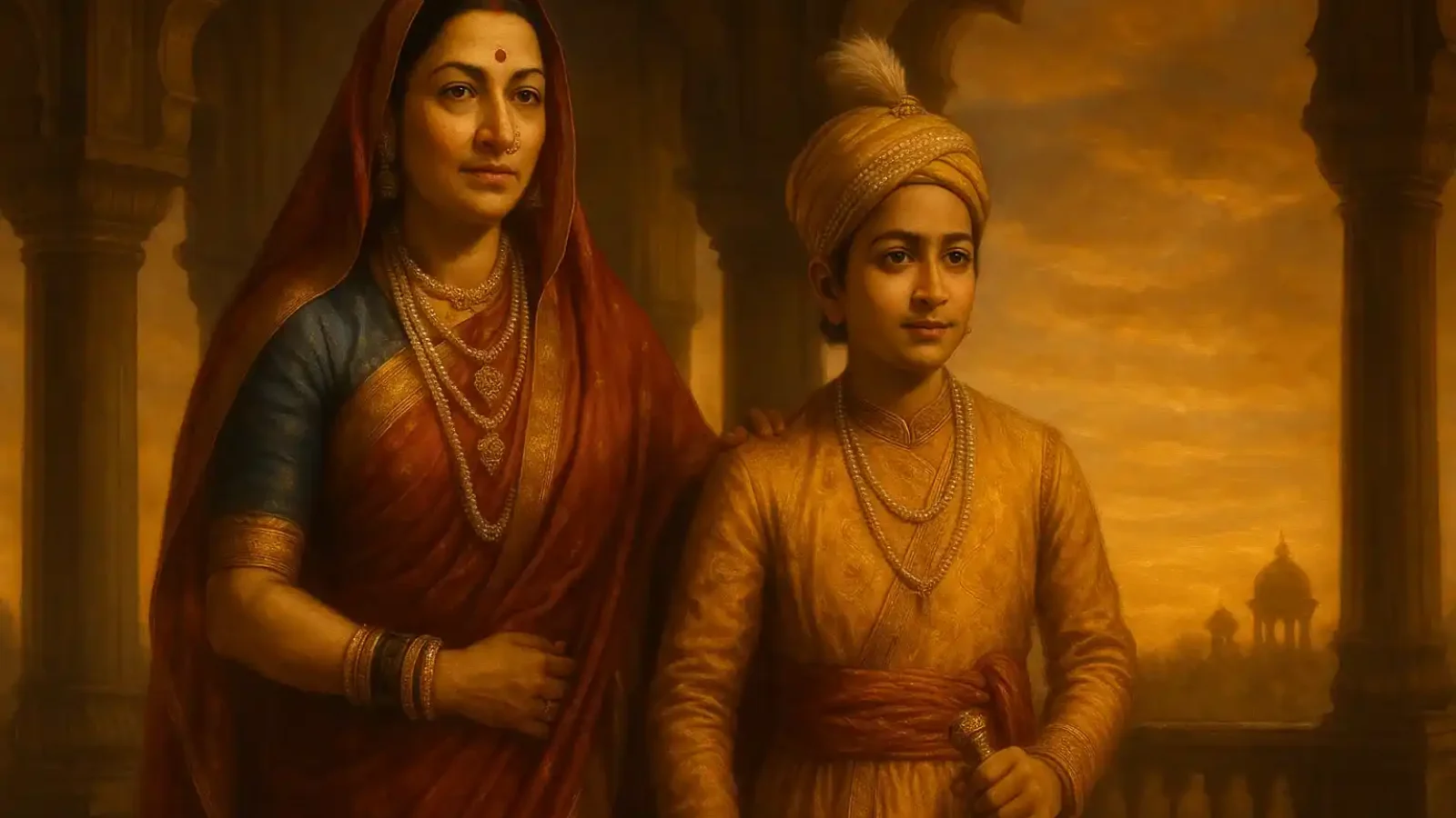 जीजाबाई और शिवाजी महाराज—माता-पुत्र का ऐतिहासिक संगम